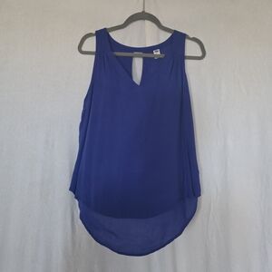 Blue Sleeveless Top